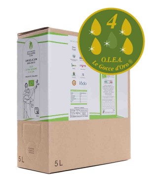 Tin of Extra Virgin Olive Oil Angelicum Organic 5L 