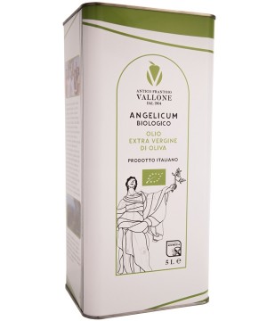 Tin of Extra Virgin Olive Oil Angelicum Organic 5L **New Costumer Offer**