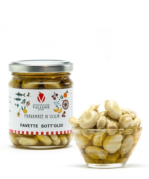 Broad beans in oil 180g
