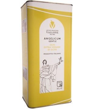 Tin of Extra Virgin Olive Oil Angelicum Gentle 5L 