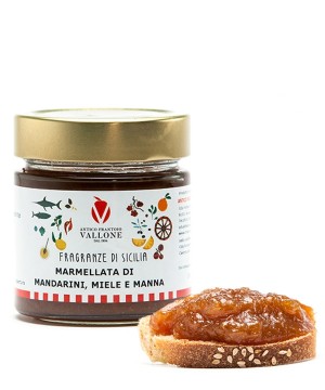 Tangerine, Honey and Manna marmelade 230g