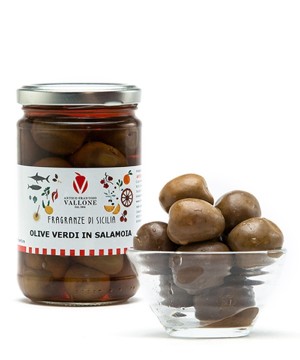 Green olives in brine 280g