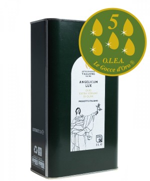 Tin of Extra Virgin Olive Oil Angelicum Lux 5L 