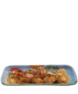 "Tray" of handcrafted ceramic